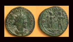 Gallienus, Antoninianus, German Victory, Antioch Mint